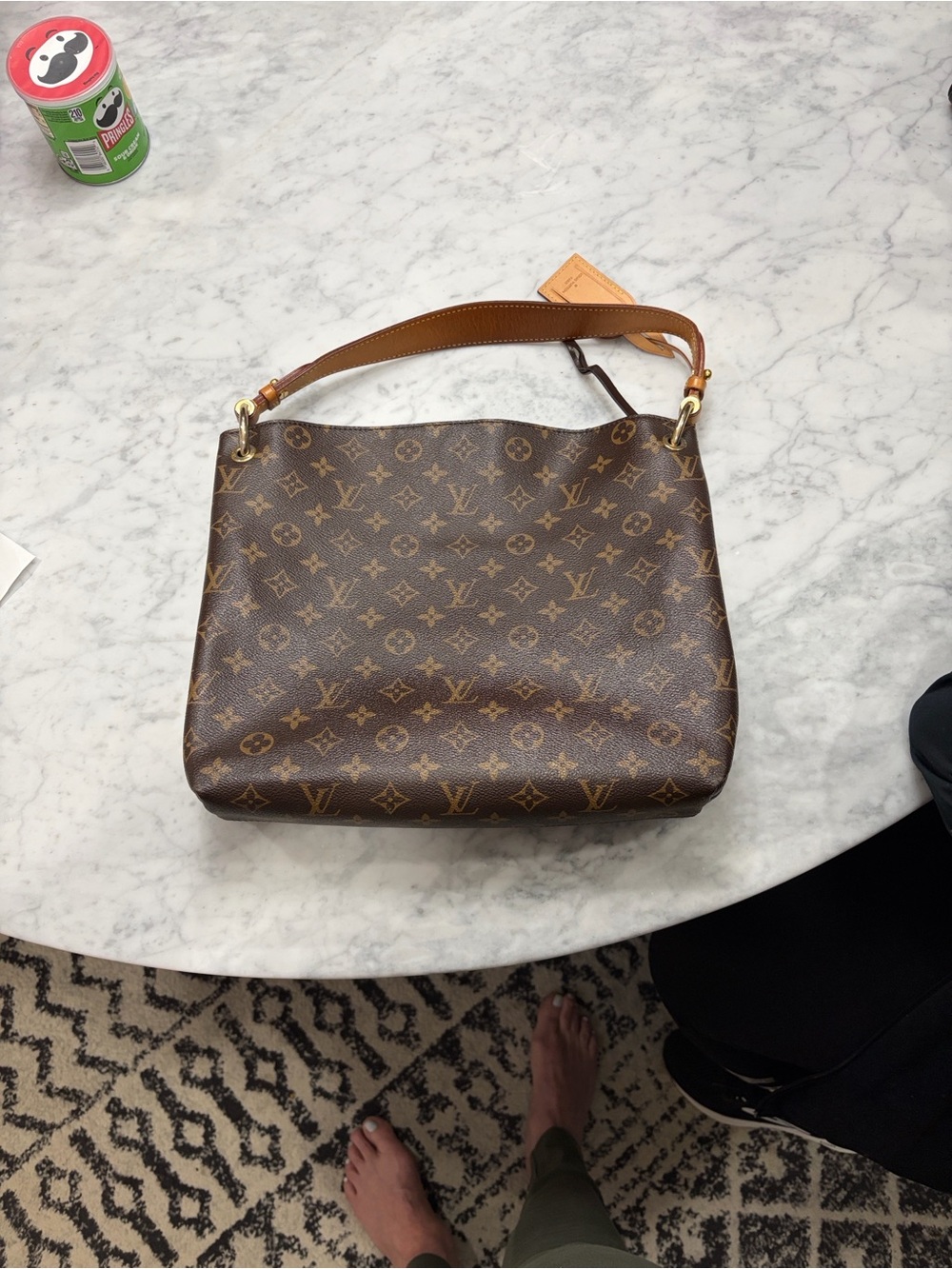 Louis Vuitton Brown Monogram Hobo Bag - Picture 7 of 8